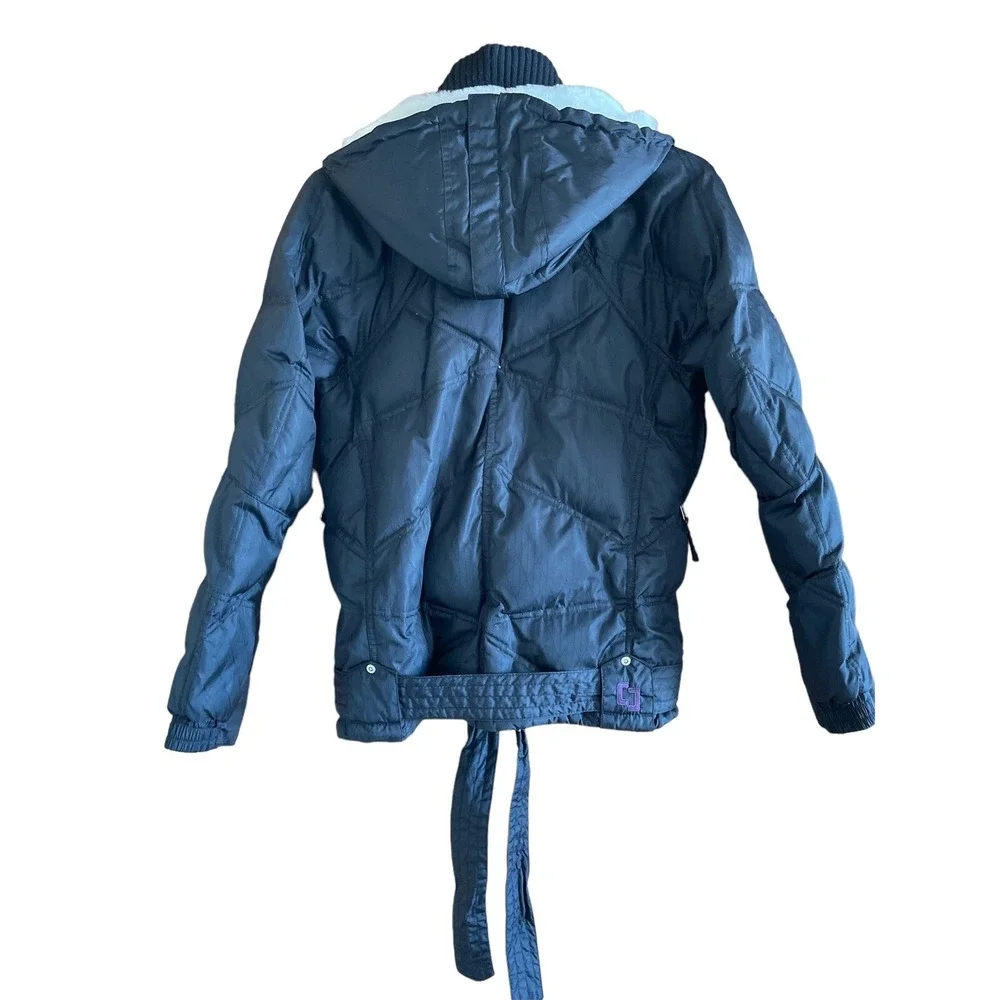 Sepia Women's Snowboarding Ski Jacket Coat‎ Down Insulated Size Small Black